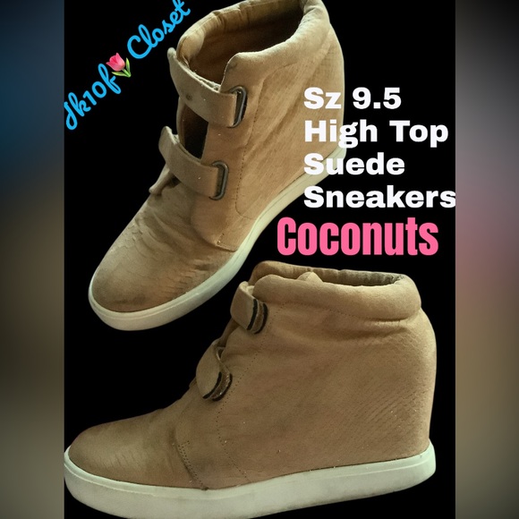 Coconuts by Matisse Shoes - LOWEST🌺 Coconuts by Matisse Sz9.5 Camel GENUINE SUEDE UPPERS High Top Sneakers